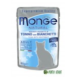 MONGE CAT NATURAL BUSTE TONNO & BIANCHETTI GR. 80